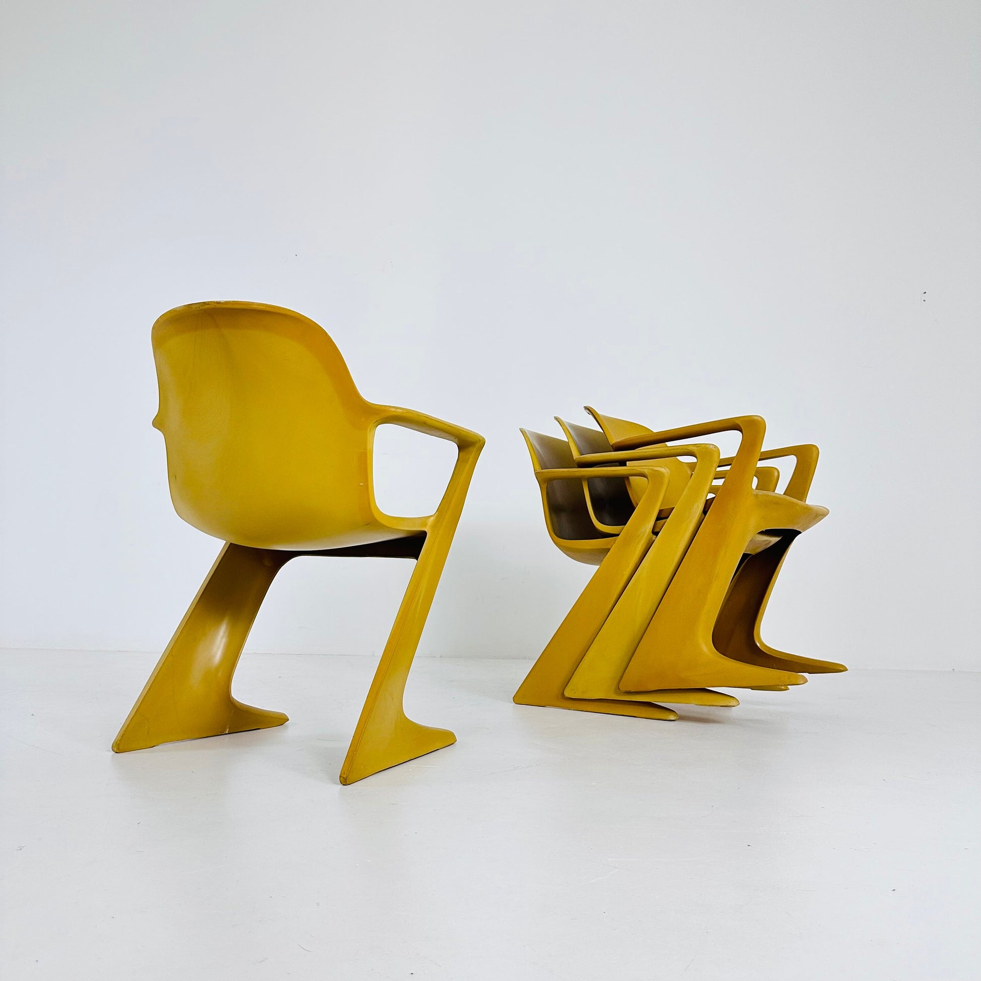 Set of 4 Kangoroo vintage Z Chairs by Ernst Moeckl - 1960s