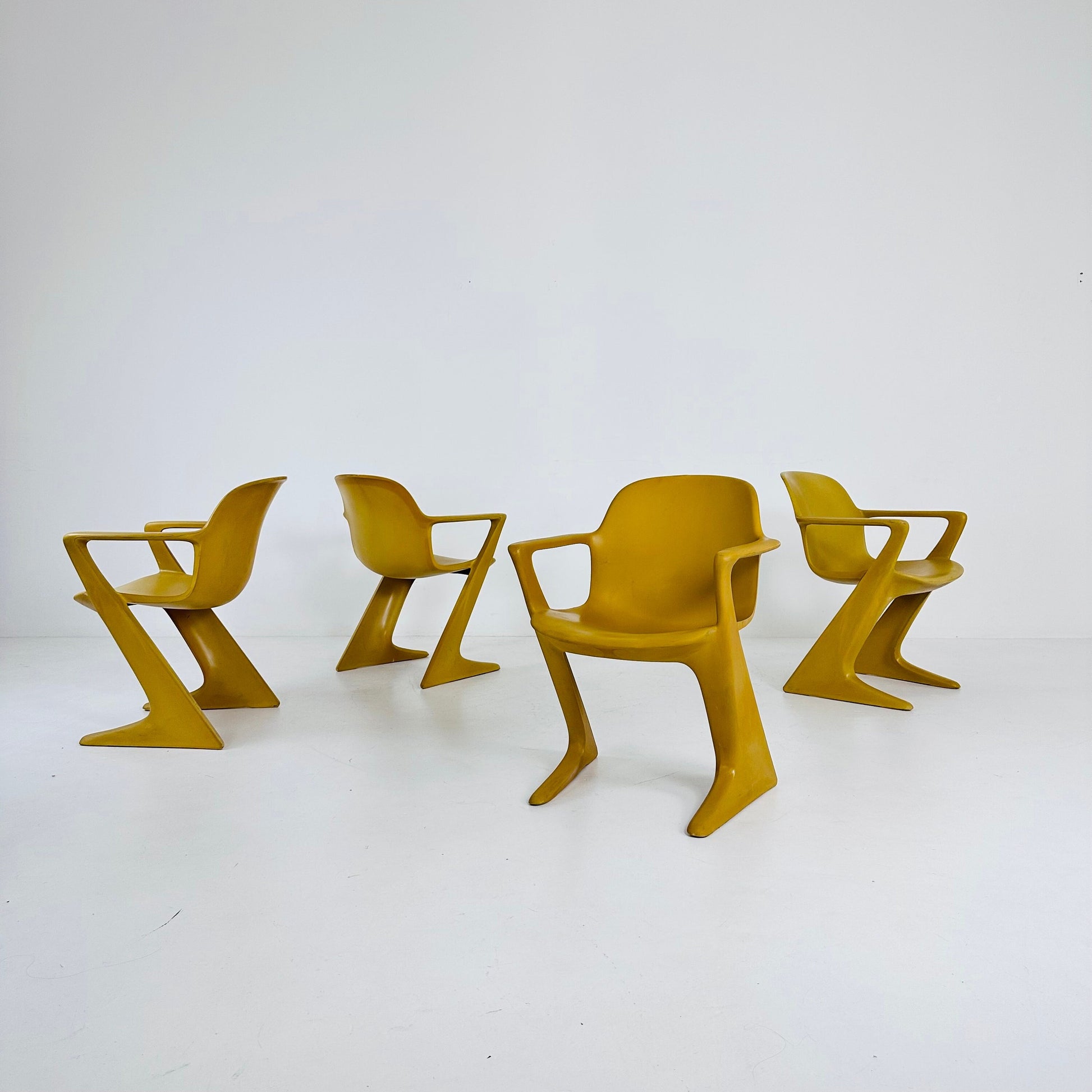 Set of 4 Kangoroo vintage Z Chairs by Ernst Moeckl - 1960s