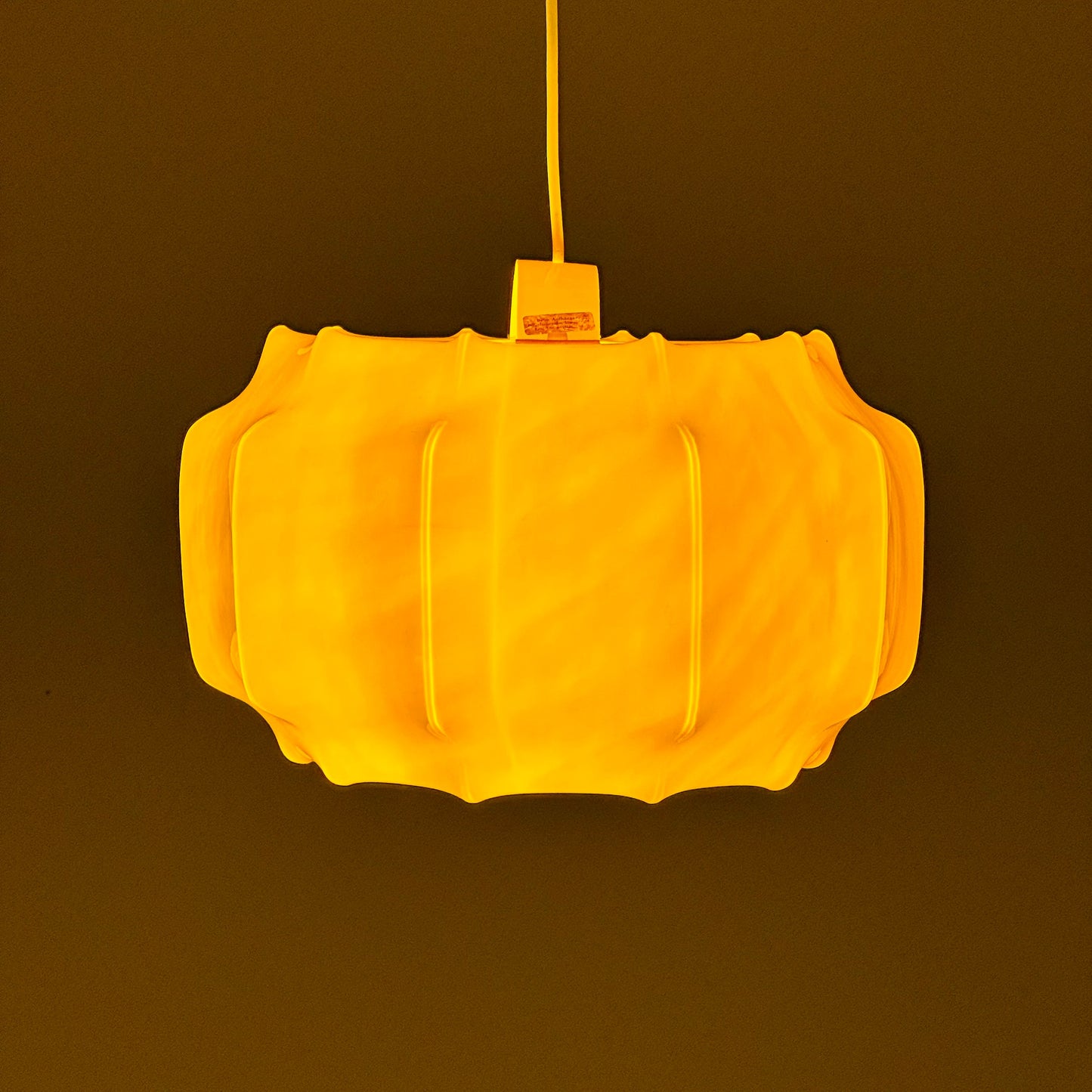 Mid century Space-age pendant lamp by Ilka Plast German 1970