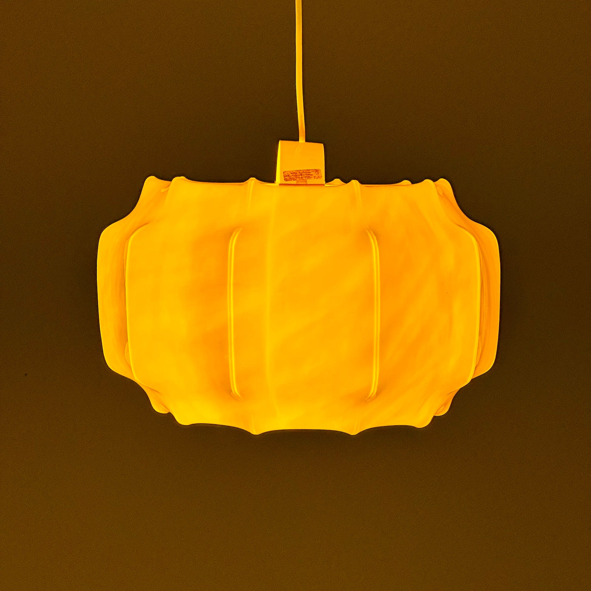 Mid century Space-age pendant lamp by Ilka Plast German 1970