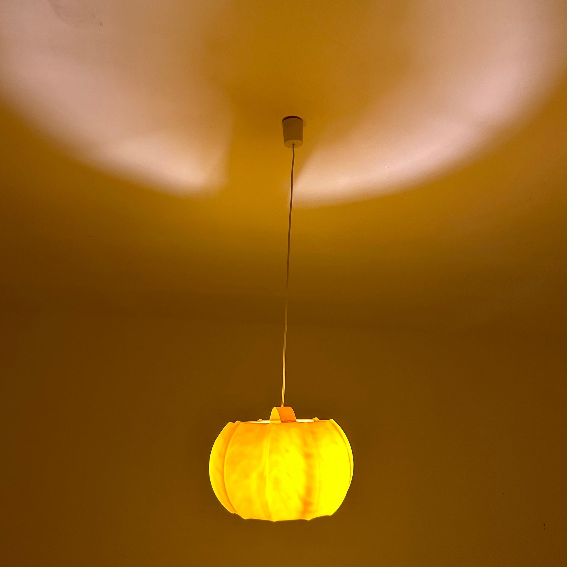 Mid century Space-age pendant lamp by Ilka Plast German 1970