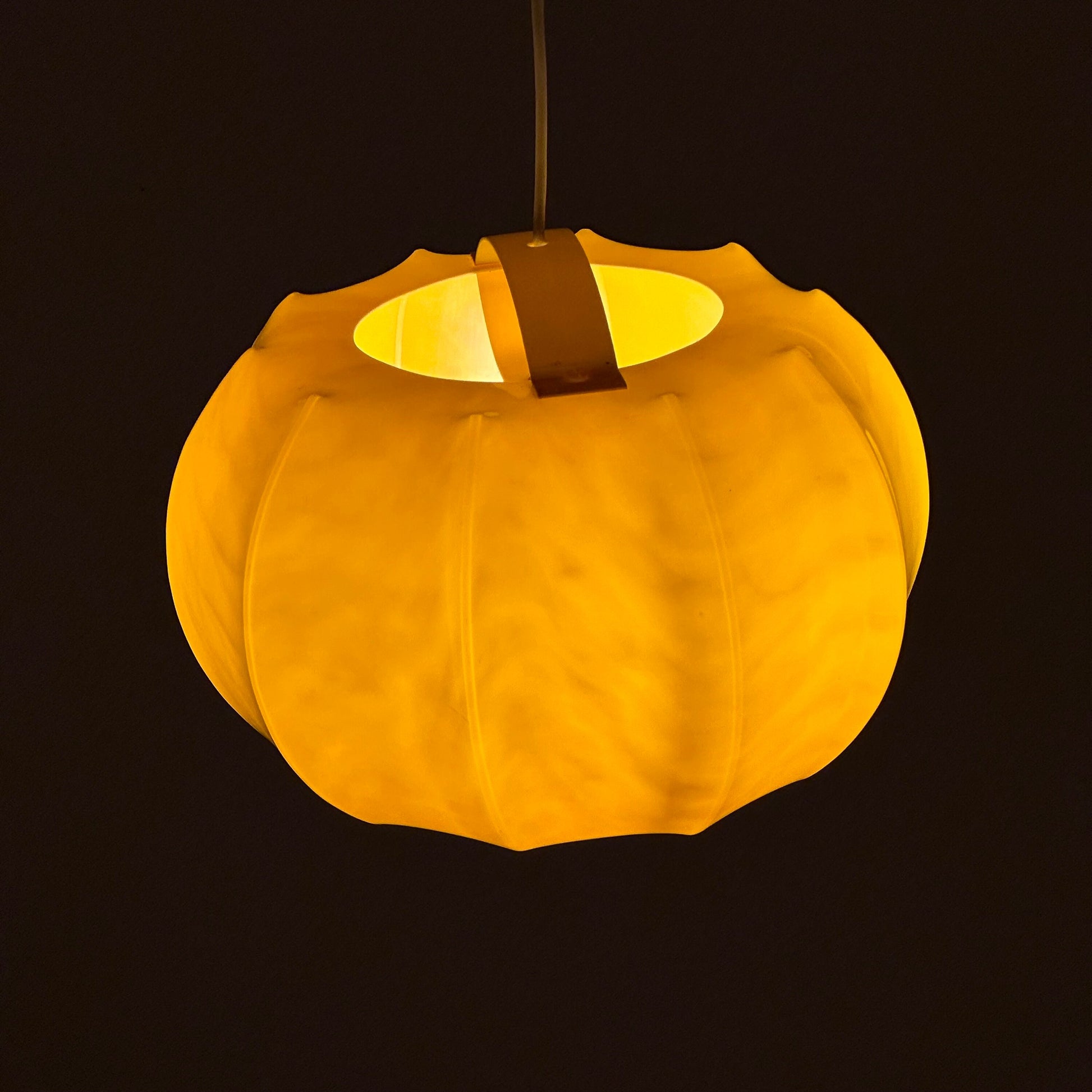 Mid century Space-age pendant lamp by Ilka Plast German 1970