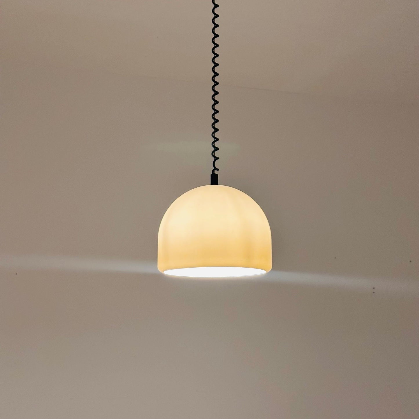 Mid-century Meblo pendant lamp designed by Harvey Guzzini Dijkstra, 1970s
