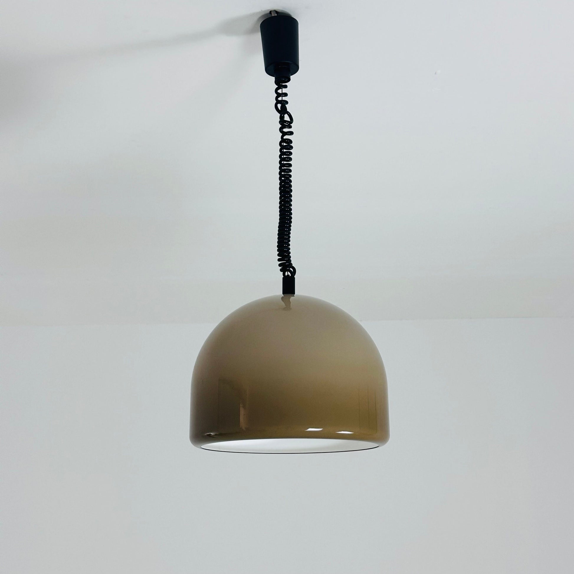 Mid-century Meblo pendant lamp designed by Harvey Guzzini Dijkstra, 1970s