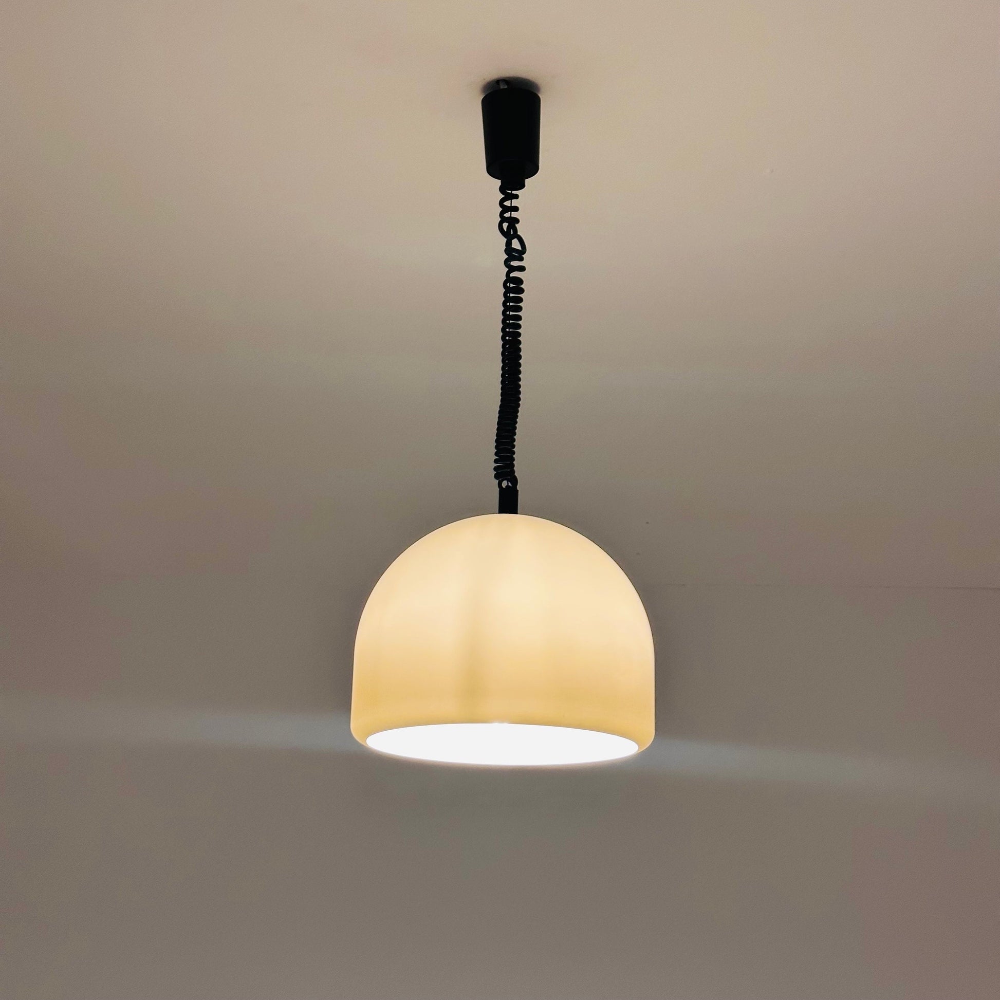 Mid-century Meblo pendant lamp designed by Harvey Guzzini Dijkstra, 1970s