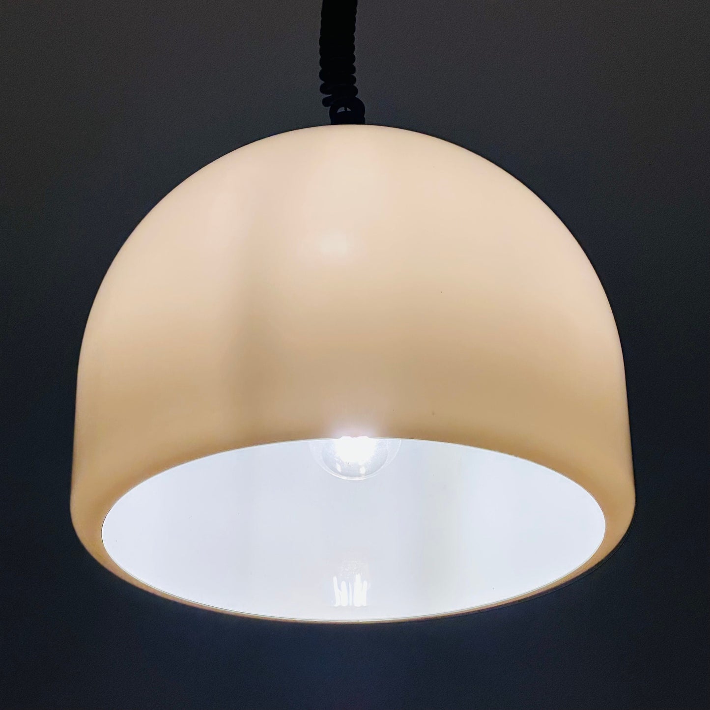 Mid-century Meblo pendant lamp designed by Harvey Guzzini Dijkstra, 1970s