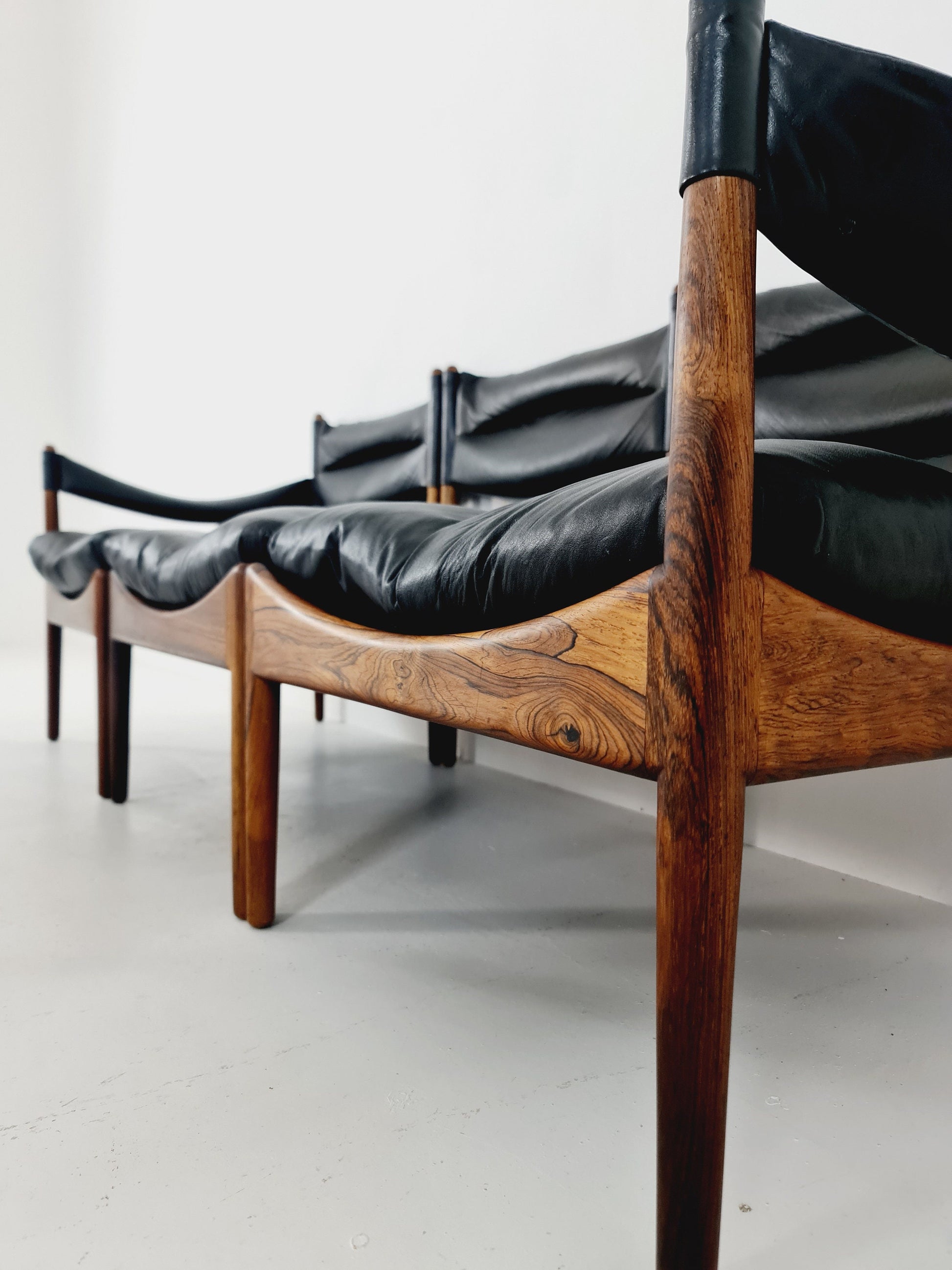 Mid-Century Danish group set with stool by Kristian Vedel “Modus” for Willadsen Møbelfabrik, 1960s