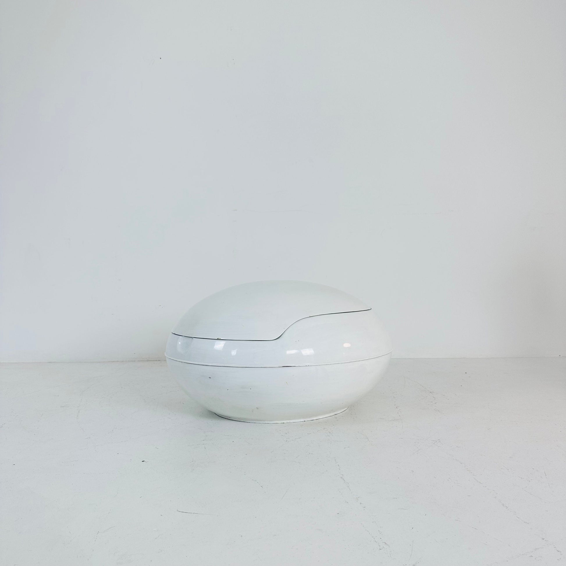 White blue Garden Egg Chair by Peter Ghyczy, 1960s