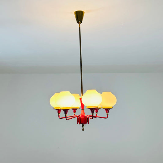 Mid-Century Modern Tulipan Pendant Lamp from Kaiser, 1950s