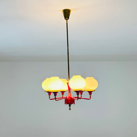 Mid-Century Modern Tulipan Pendant Lamp from Kaiser, 1950s