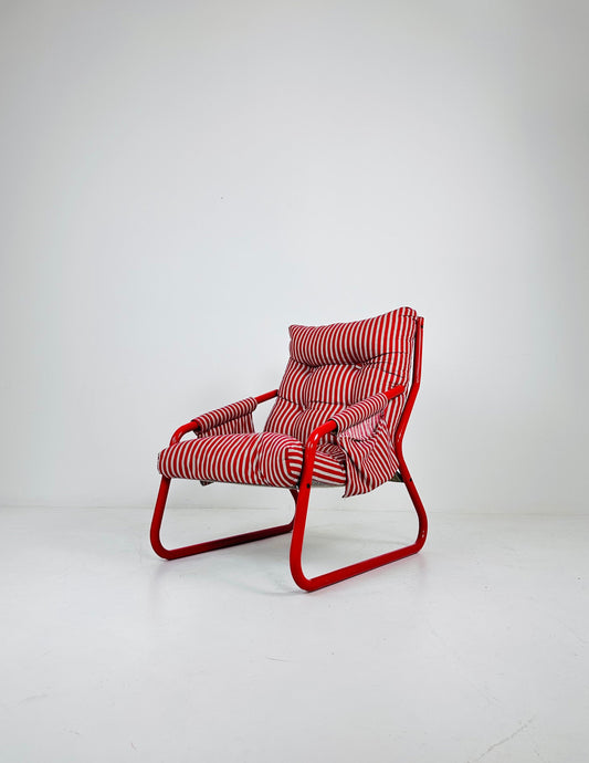 Rare Bauhaus design Armchair By Gillis Lundgren for Ikea Sweden 1970s