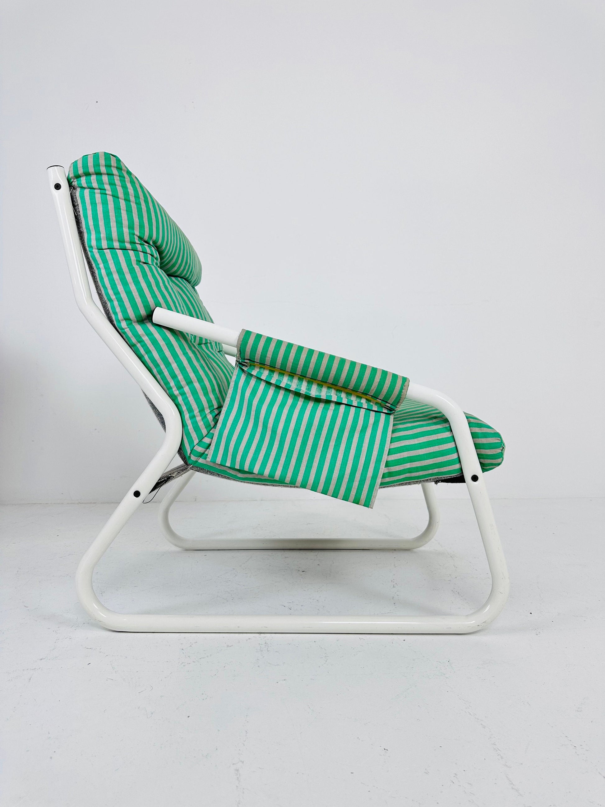 Rare Bauhaus design Armchair By Gillis Lundgren for Ikea Sweden 1970s