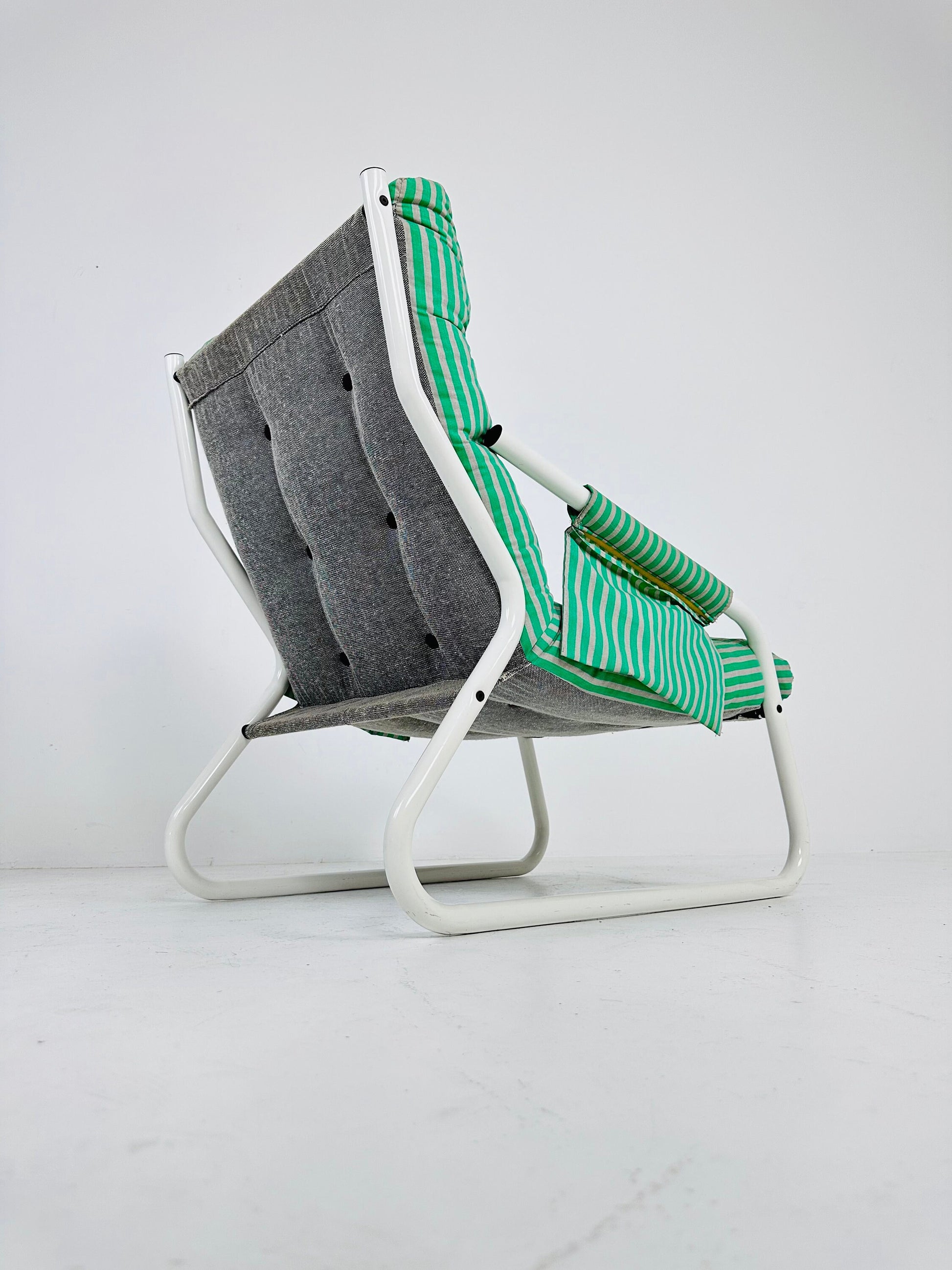 Rare Bauhaus design Armchair By Gillis Lundgren for Ikea Sweden 1970s