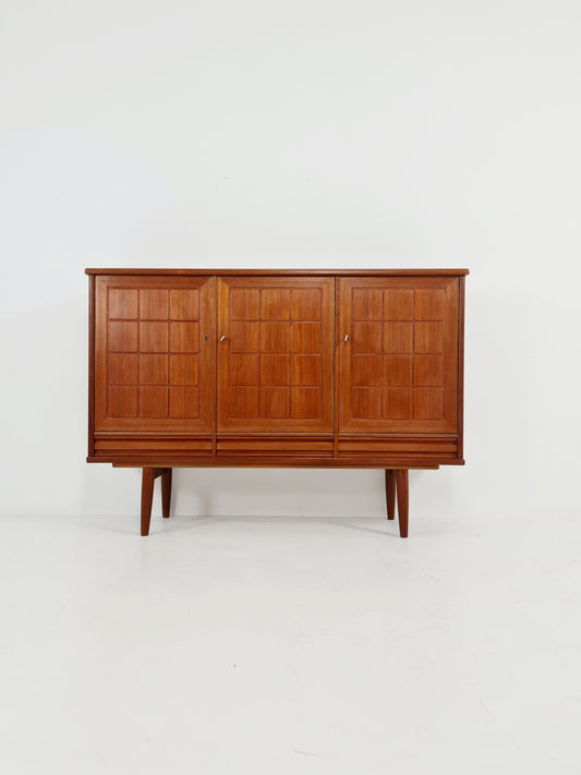 Mid-Century Modern Norwegian highboard, Sideboard for Sörheim MöbelFabrik Nesttun, 1960s