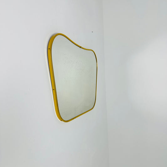 Mid Century asymmetric mirror Original kidney mirror standard style from the 50s 60s