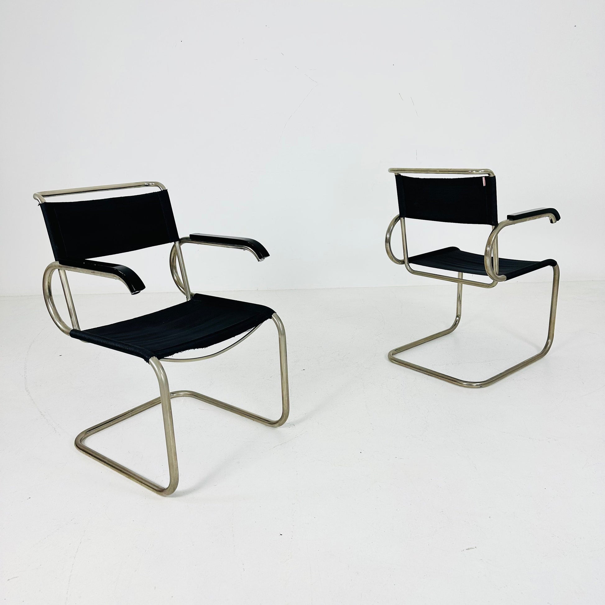 Set of 2 Marcel Breuer Bauhaus Cantilever D40 Chais By Tecta 1960s