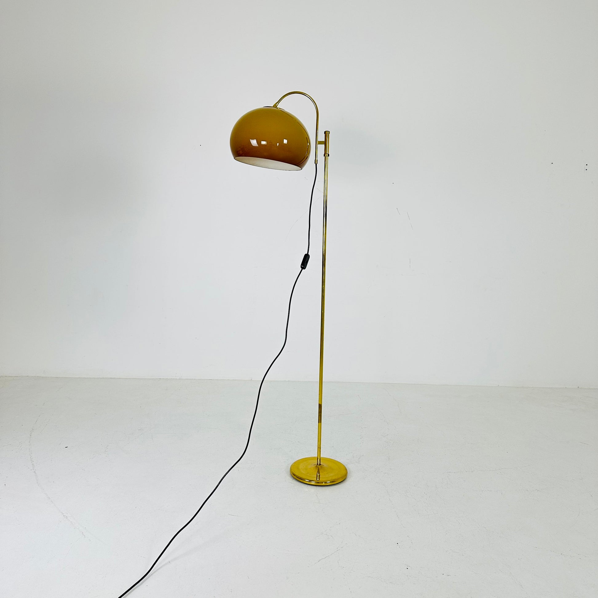 Vintage Space Age Light Guzzini Lucerna adjustable floor lamp Italy 1970s
