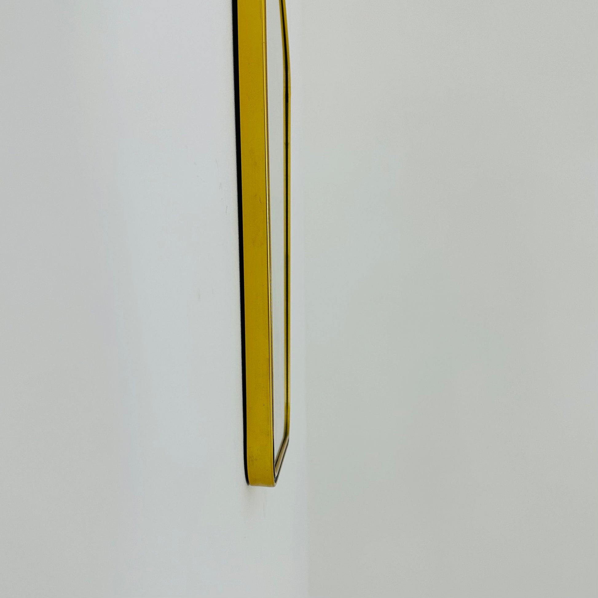 Mid century Original beautiful brass wall mirror. 1960s