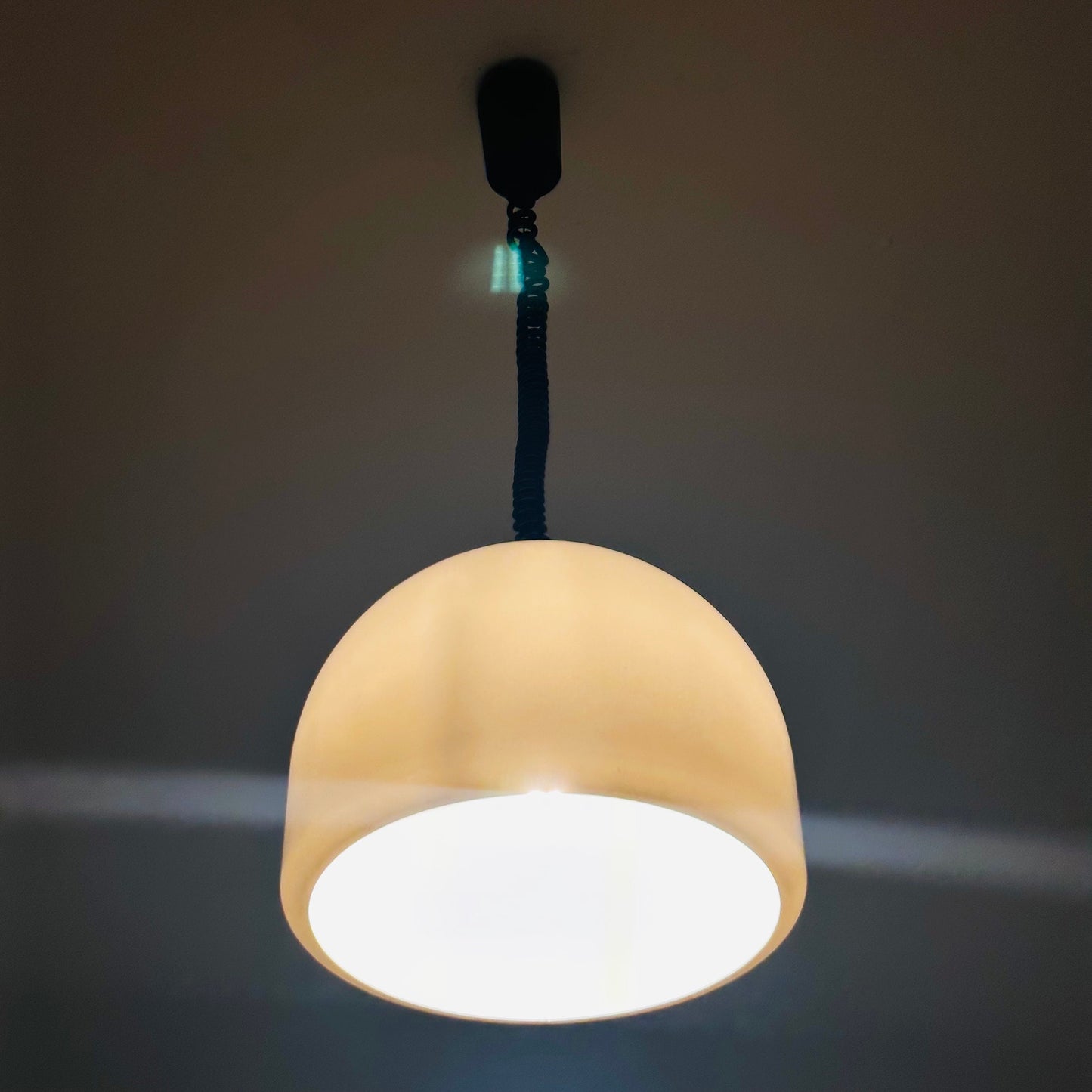 Mid-century Meblo pendant lamp designed by Harvey Guzzini Dijkstra, 1970s