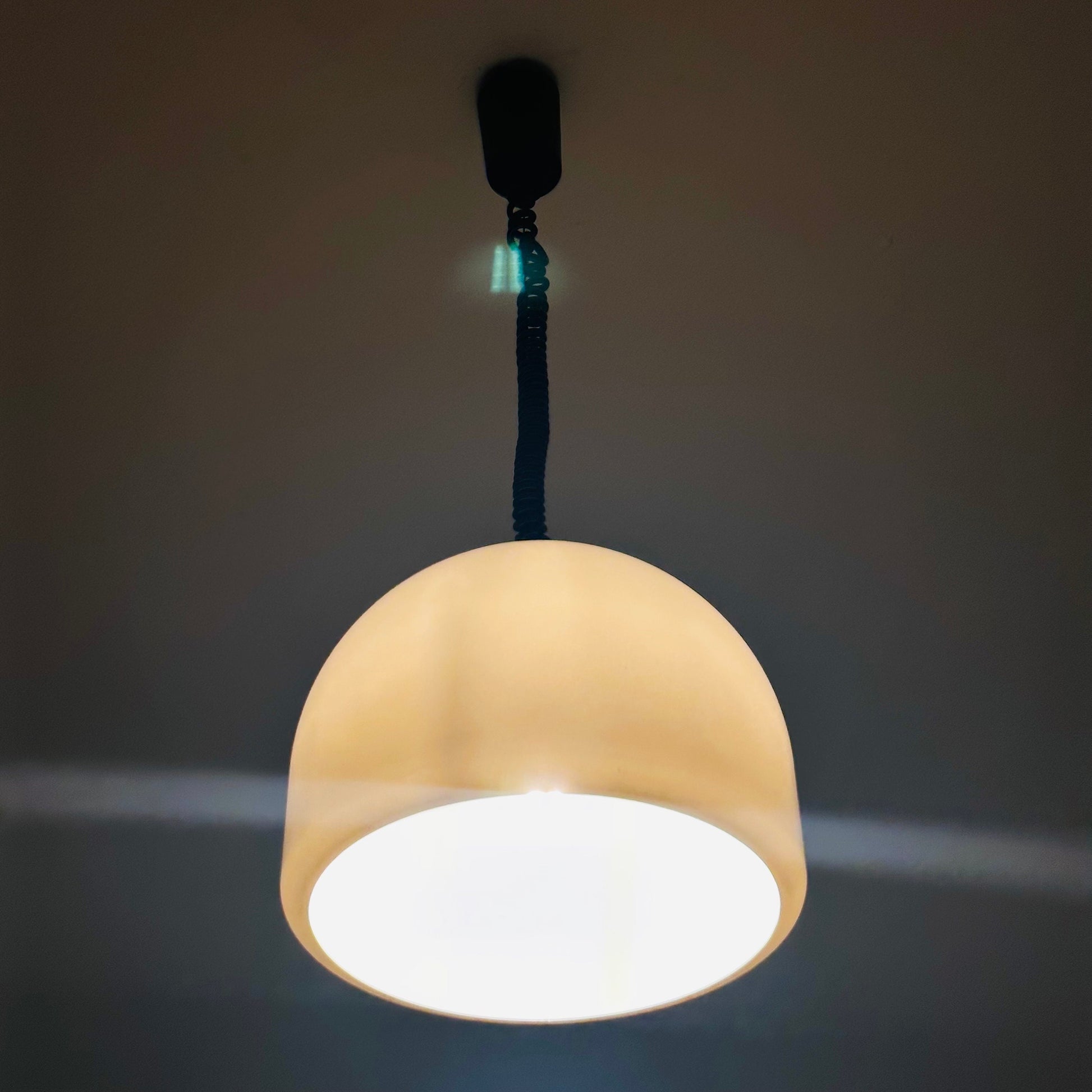 Mid-century Meblo pendant lamp designed by Harvey Guzzini Dijkstra, 1970s