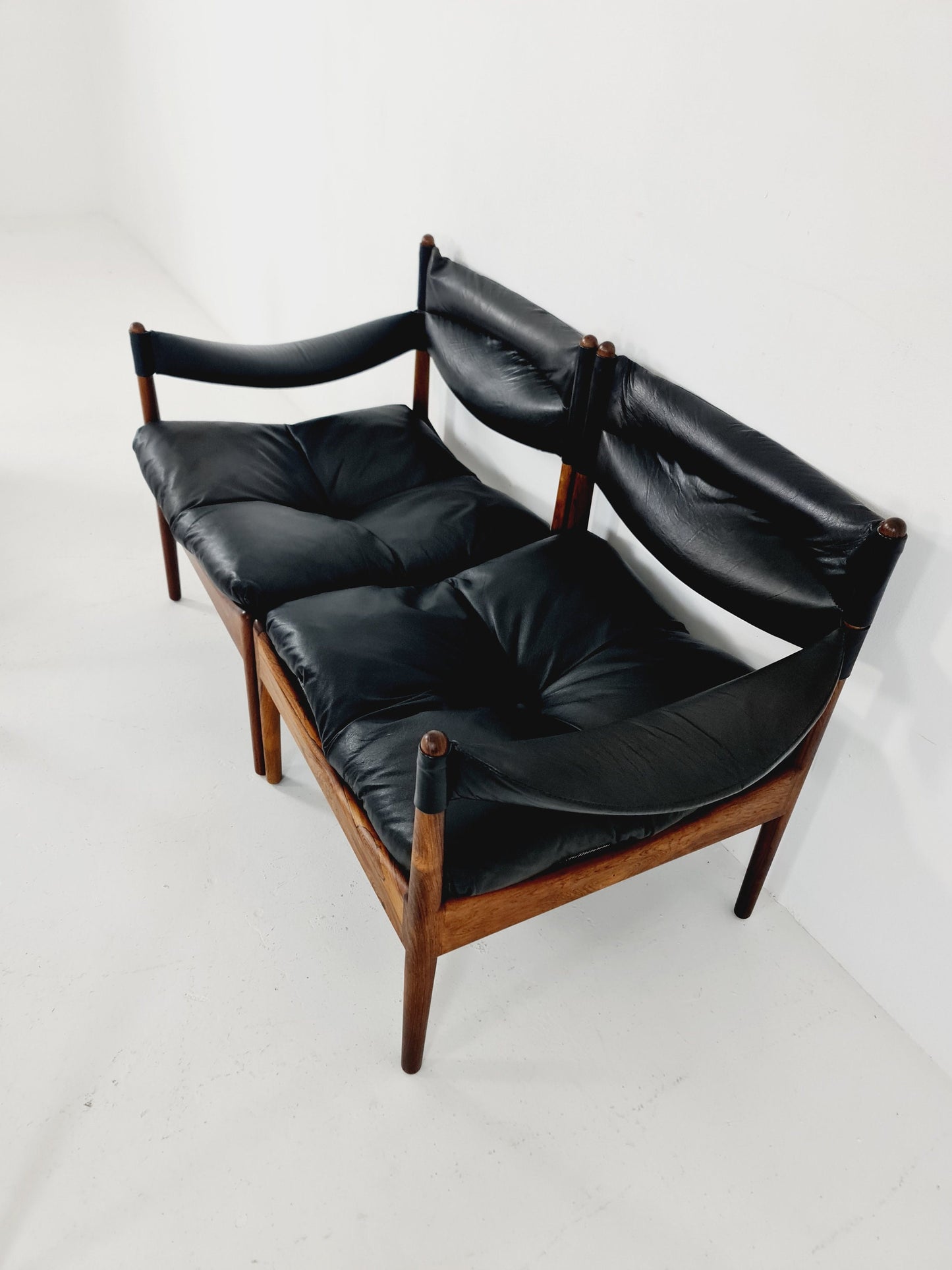 Mid-Century Danish group set with stool by Kristian Vedel “Modus” for Willadsen Møbelfabrik, 1960s