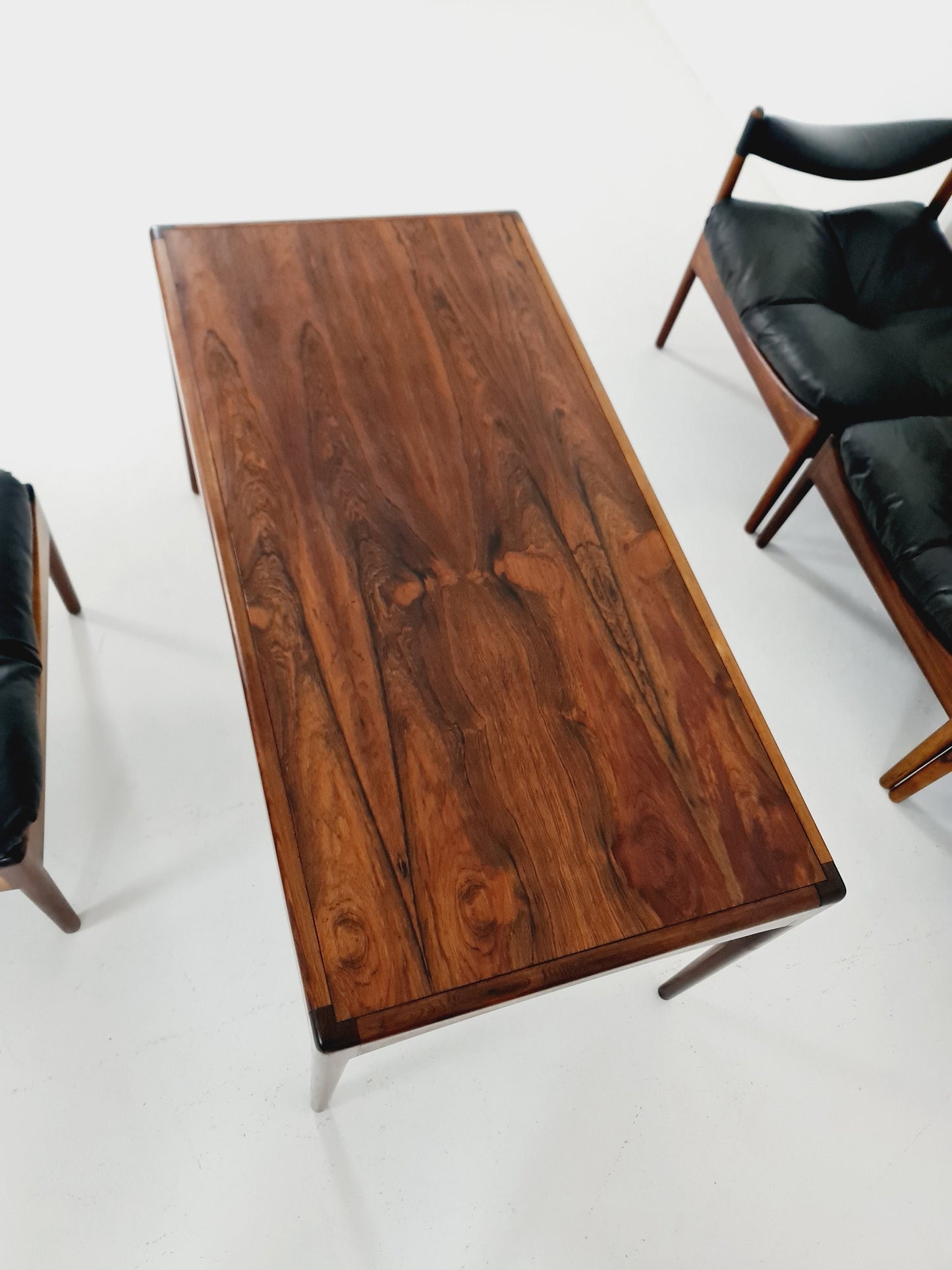 Mid-Century Danish group set with stool by Kristian Vedel “Modus” for Willadsen Møbelfabrik, 1960s