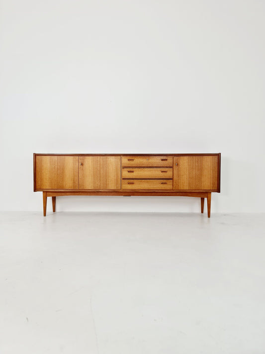 Mid Century Modern German Teak Sideboard by Bartels Möbel, 1960s