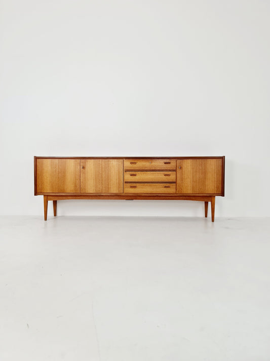 Mid Century Modern German Teak Sideboard by Bartels Möbel, 1960s