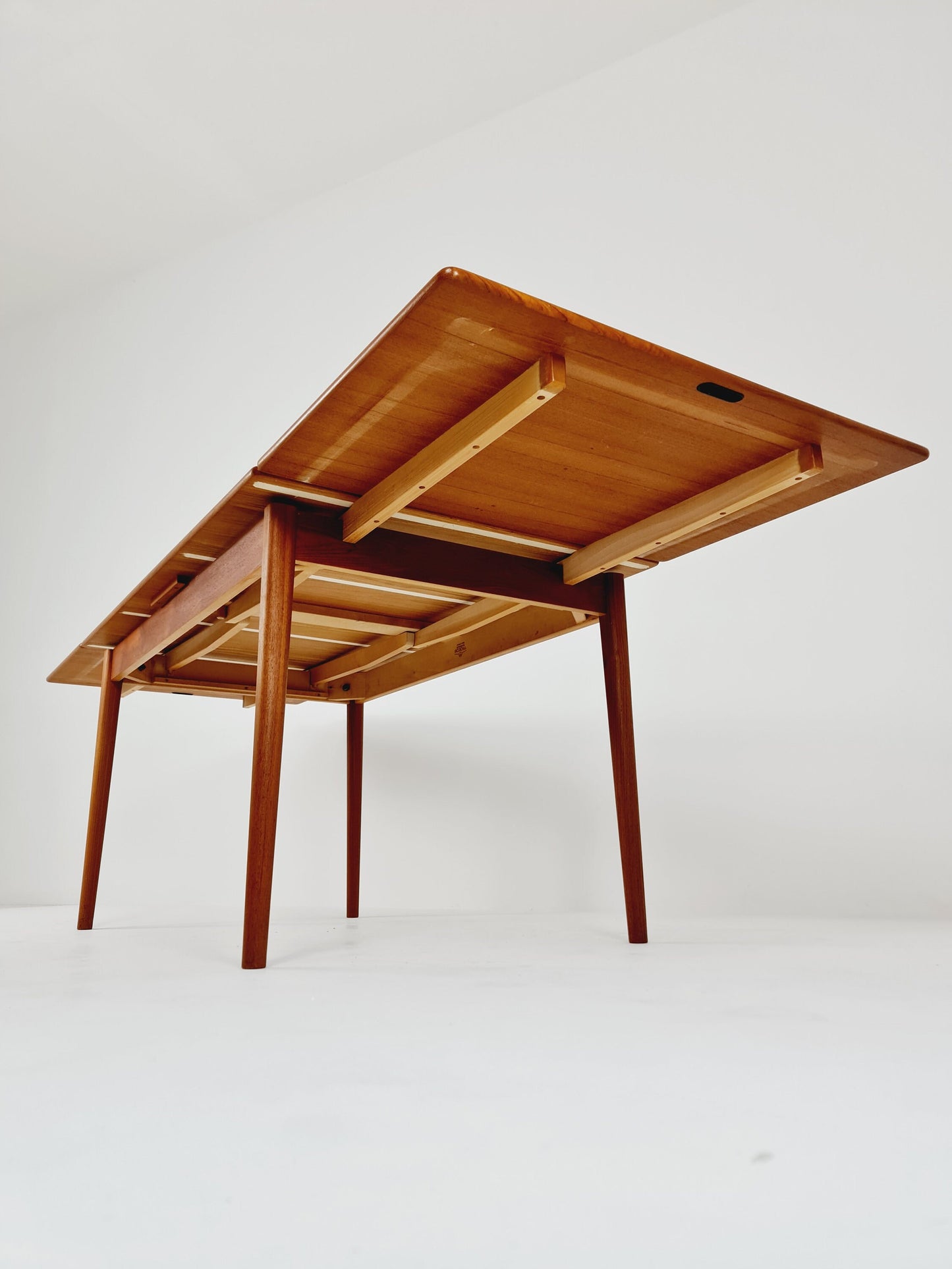 Mid century Swedish teak dining table by Nils Jonsson for Troeds, 1960s