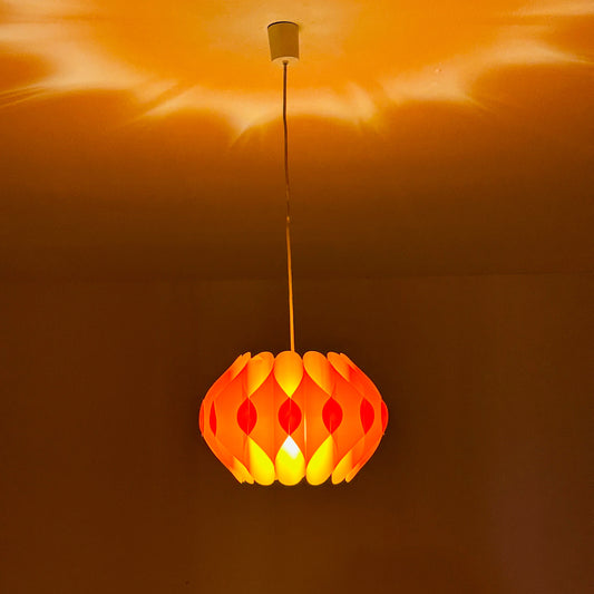 Butterfly pendant lamp, designed in 1968 by the Danish designer Lars Schiøler for Hoyrup Denmark
