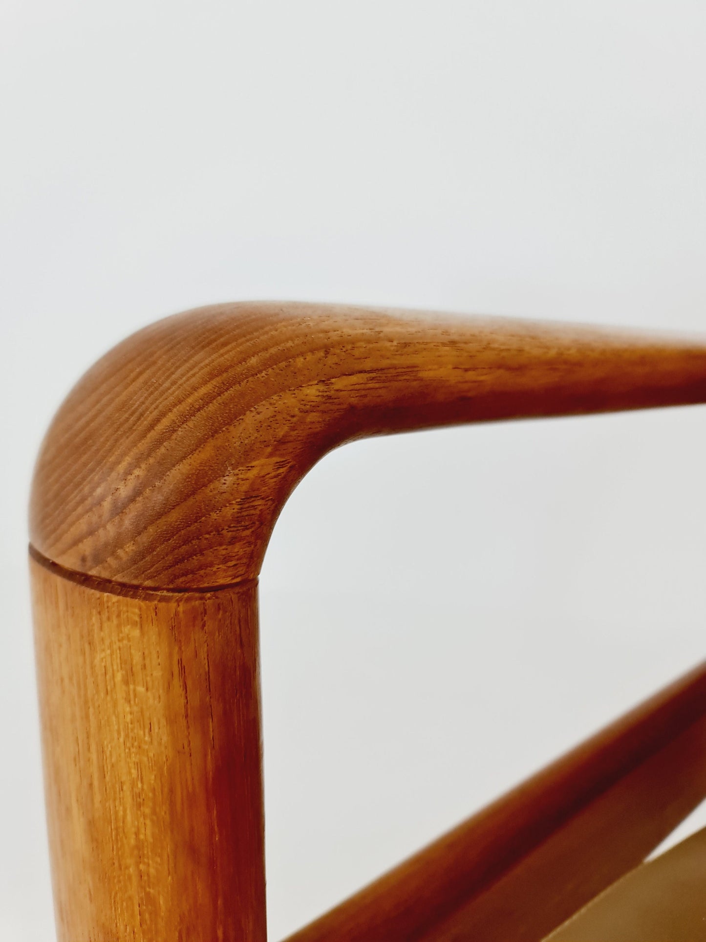 Mid Century Solid teak lounge chair/ Easy chair by Dylrund , 1960s