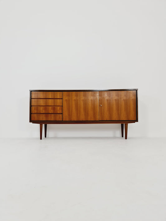 Mid Century Modern German walnut Sideboard , 1960s