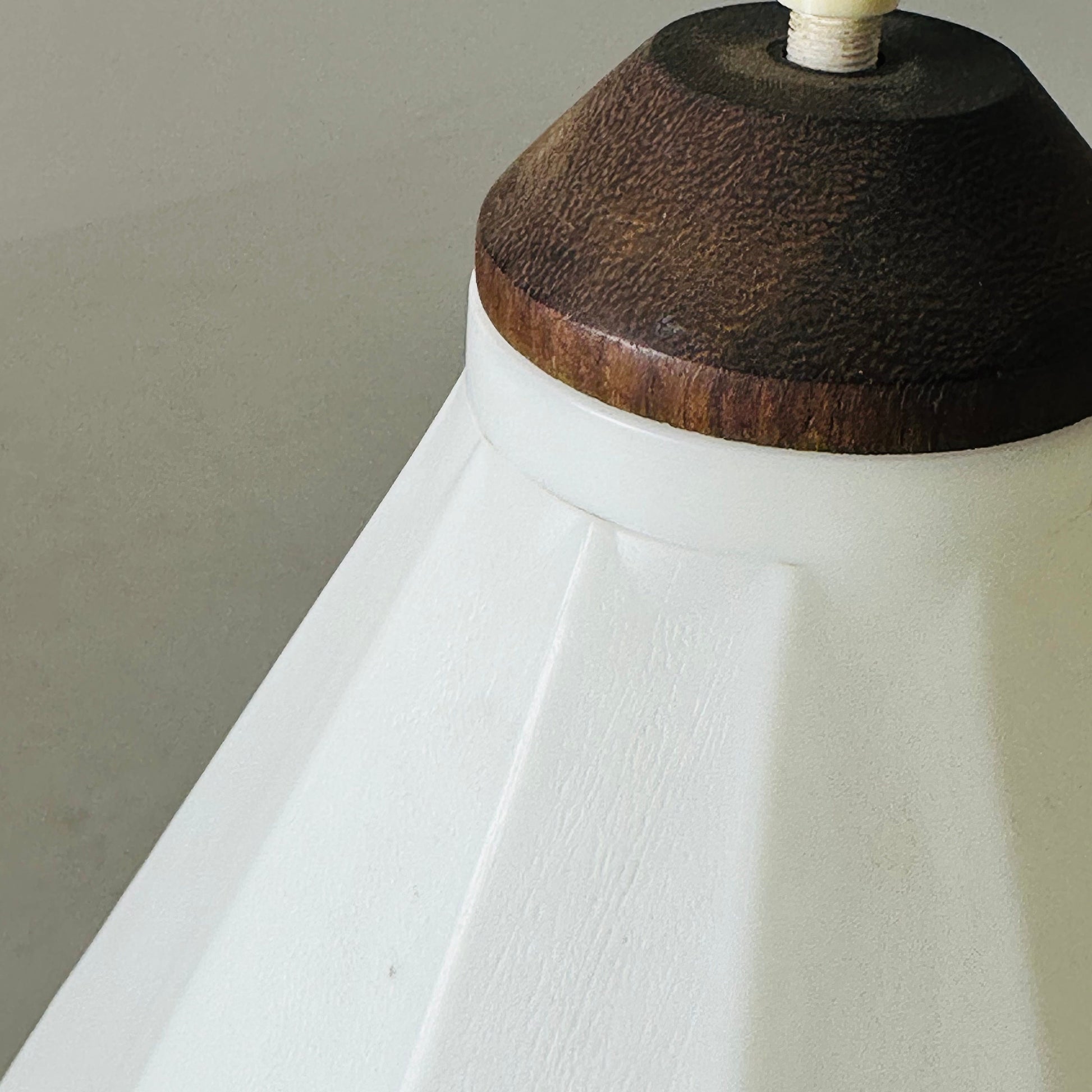 Mid-Century Modern Hanging Lamp Octagon Shape plastic Shade 1960s