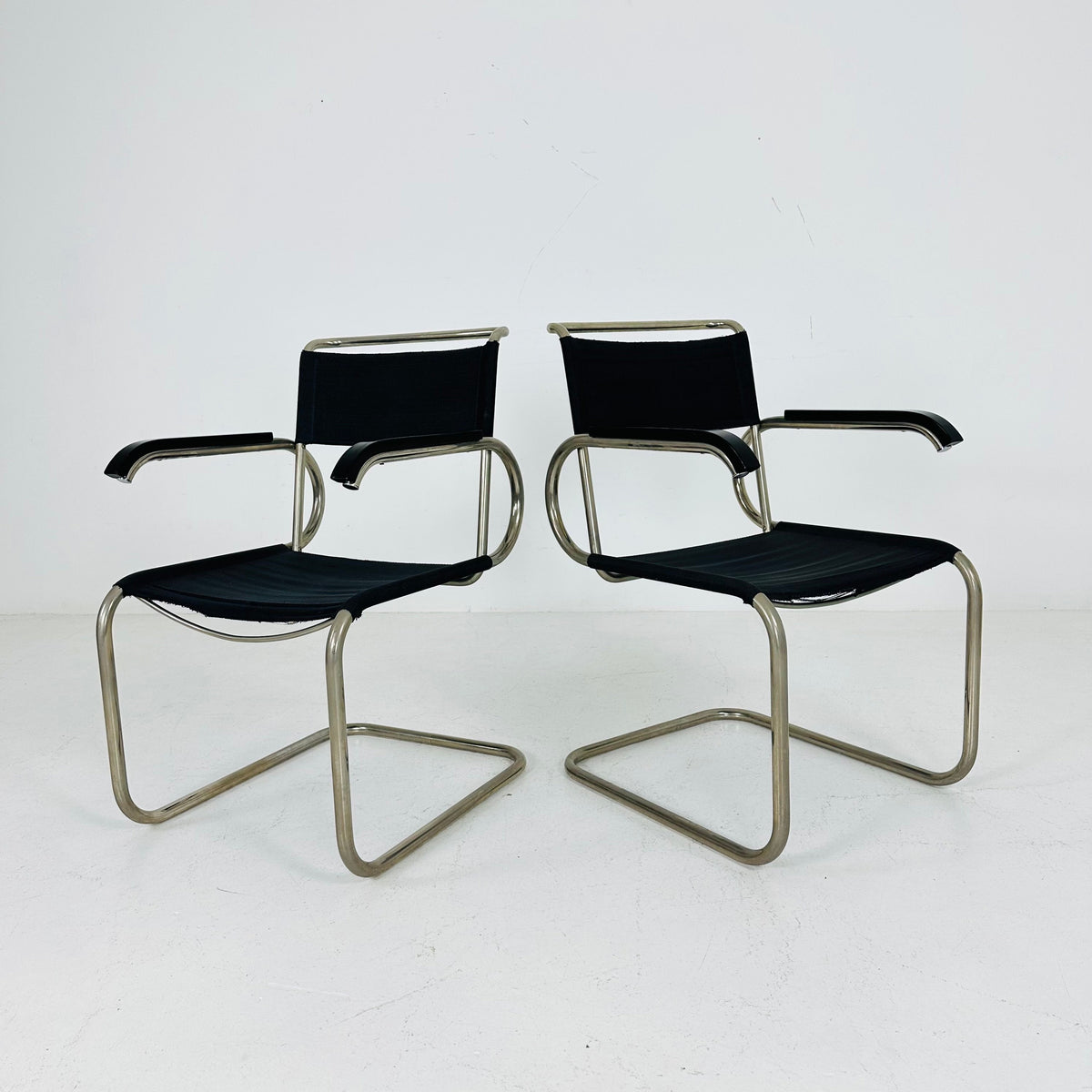 Set of 2 Marcel Breuer Bauhaus Cantilever D40 Chais By Tecta 1960s