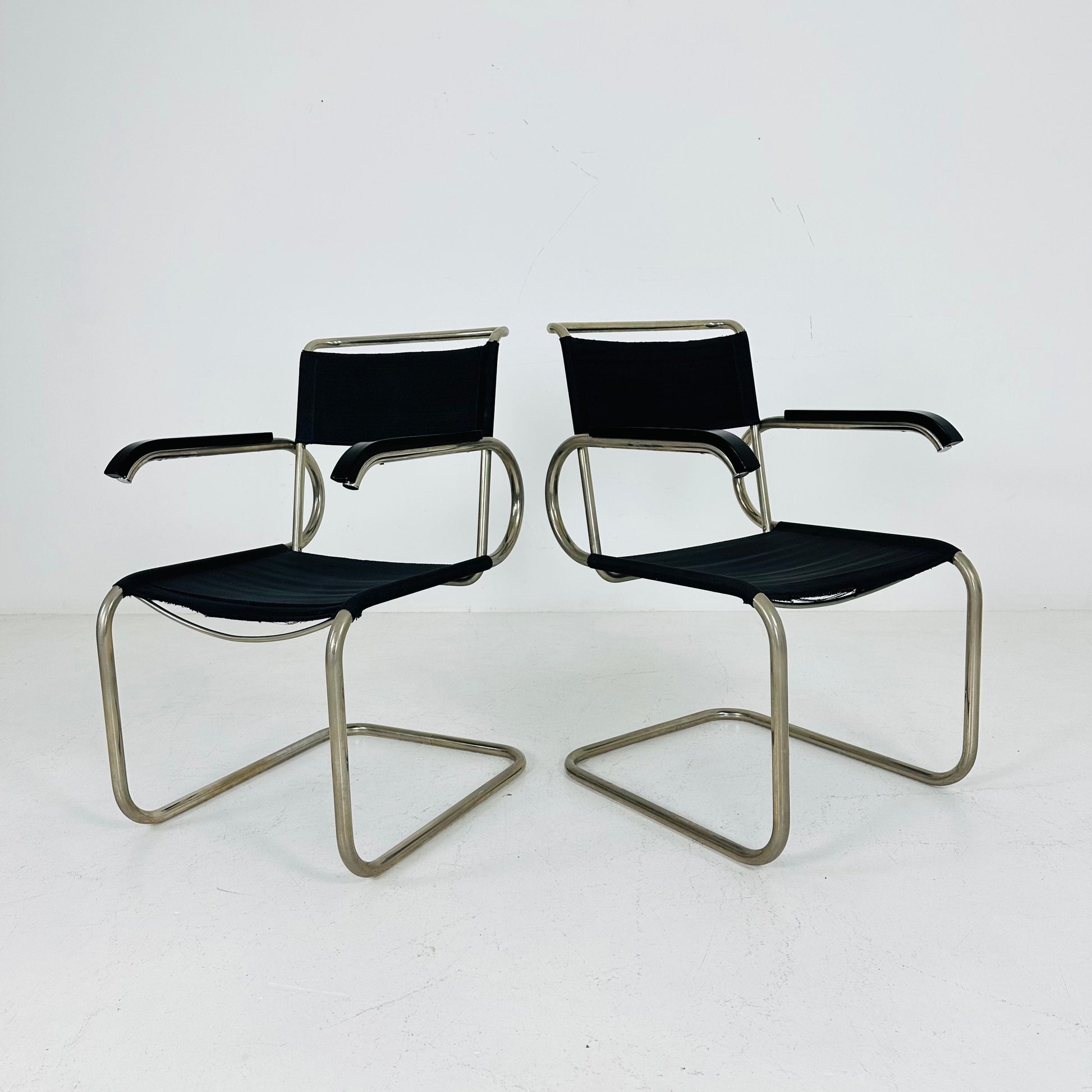 Set of 2 Marcel Breuer Bauhaus Cantilever D40 Chais By Tecta 1960s