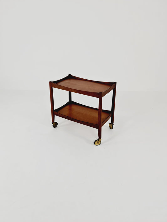 Midcentury Teak Vintage Side table/ Bedside table/ Night stand straight from the sixties By Opal