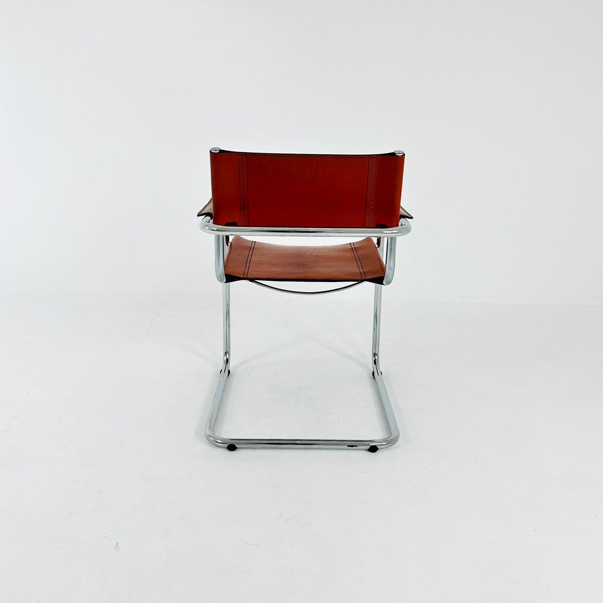 Mid century Model MG5 Centro Studio desk chair in cognac by Mart Stam & Marcel Breuer, 1970s