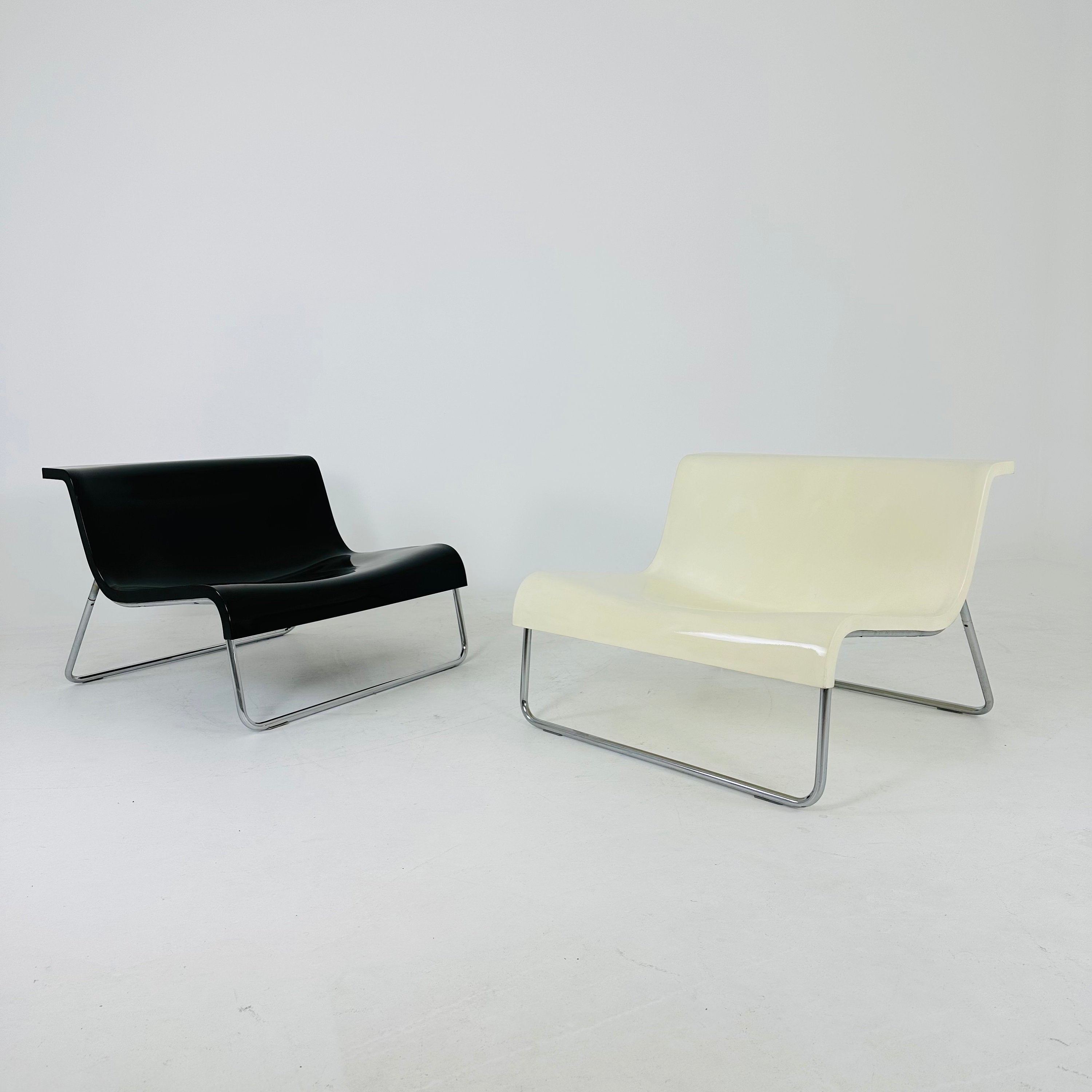 White Form Lounge Chair by Piero Lissoni for Kartell Italy 1990s