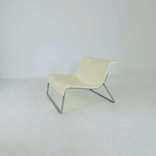 White Form Lounge Chair by Piero Lissoni for Kartell Italy 1990s