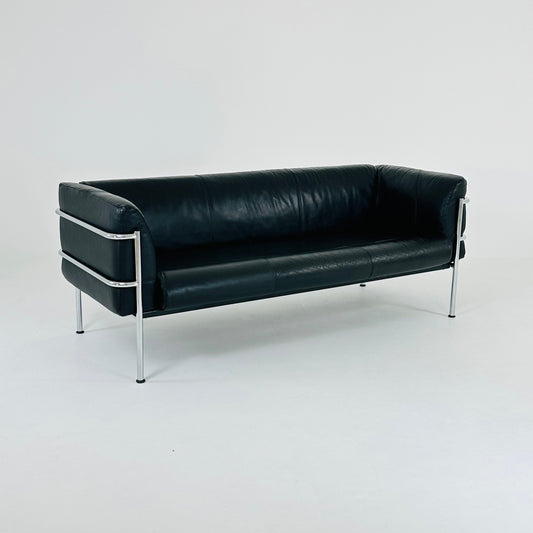 Mid century modern Danish three seats 'KEBE' sofa Bauhaus style 1980s