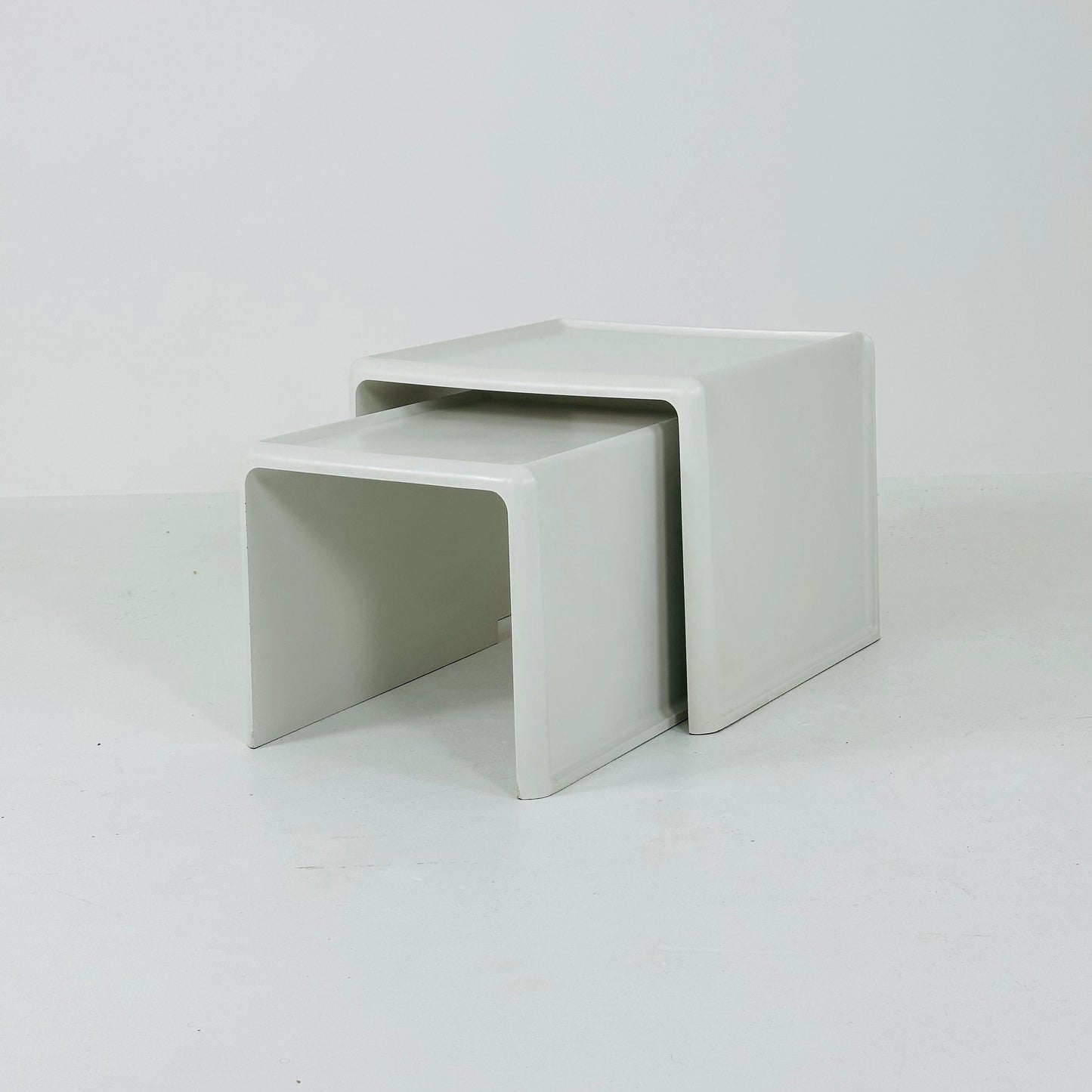 Space Age Nesting /end tables by Peter Ghyczy for Horn Collection,1970s.