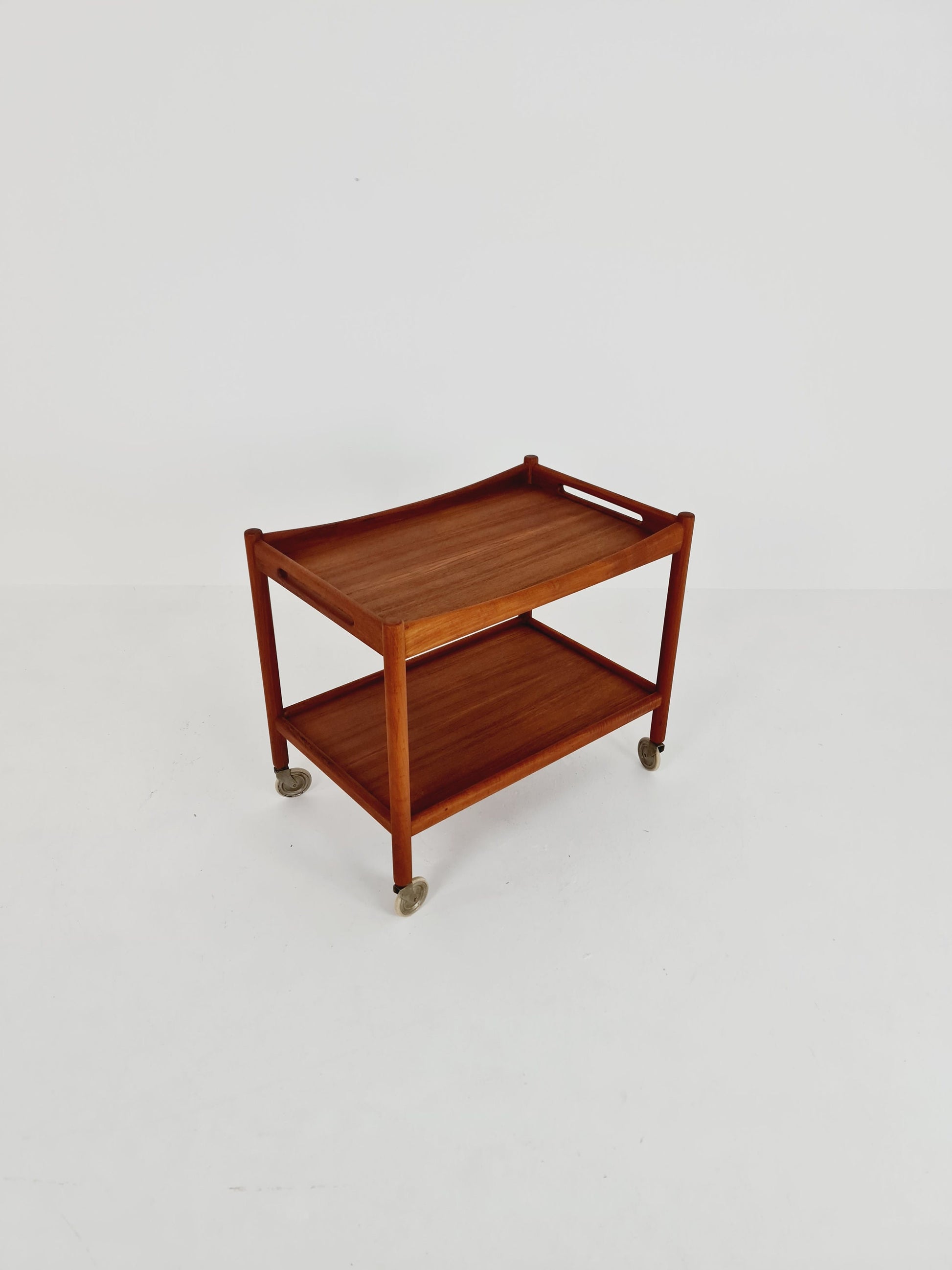 Midcentury Teak Vintage Trolley By Hans J. Wegner For Andreas Tuck 1960s
