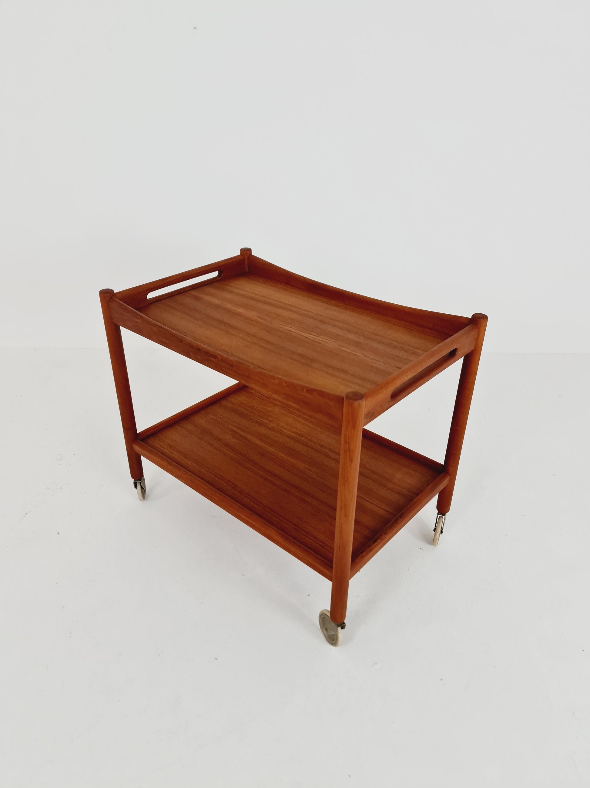 Midcentury Teak Vintage Trolley By Hans J. Wegner For Andreas Tuck 1960s