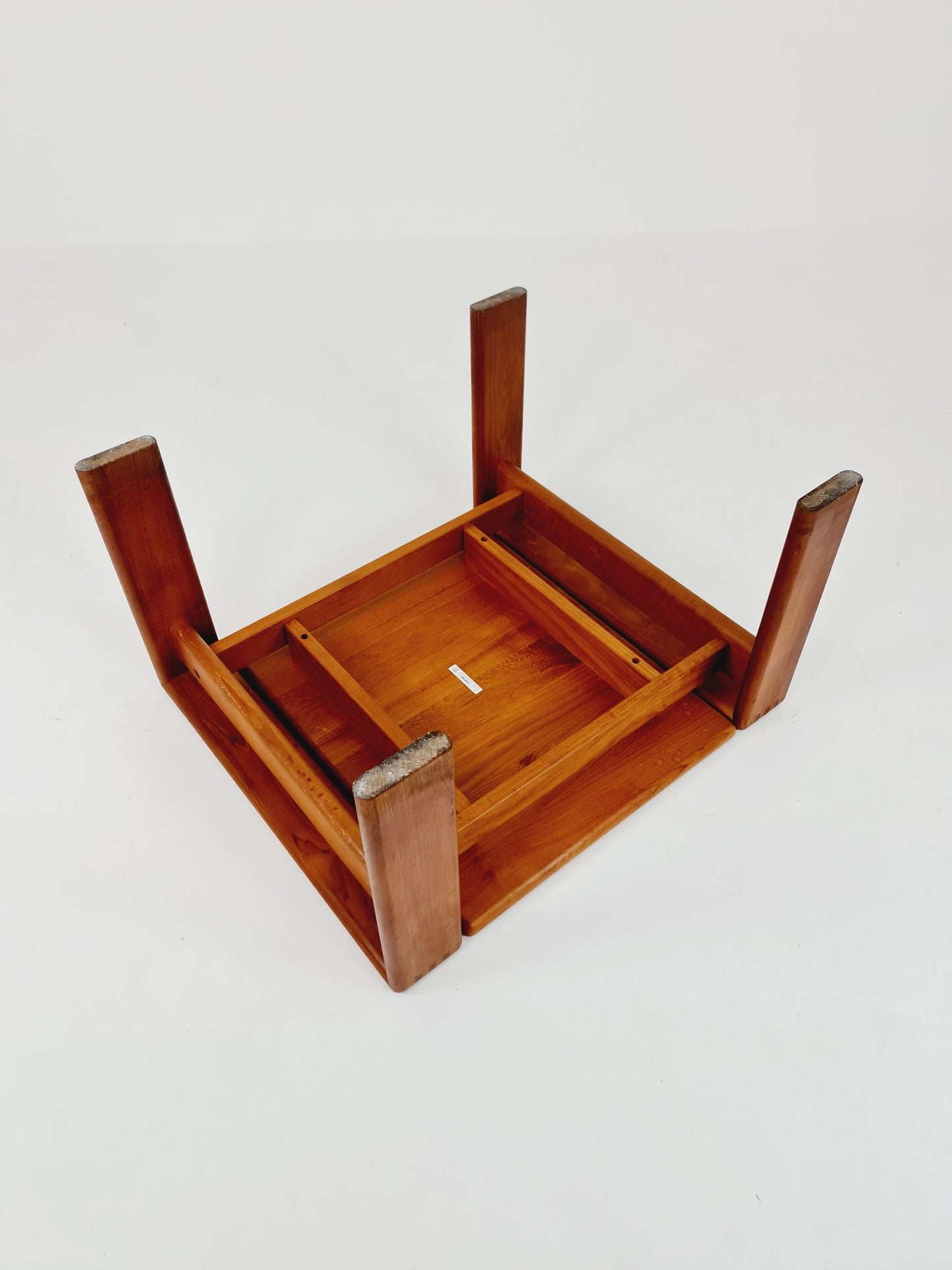Rare Danish solid teak coffee table by EMC Møbler, 1960s