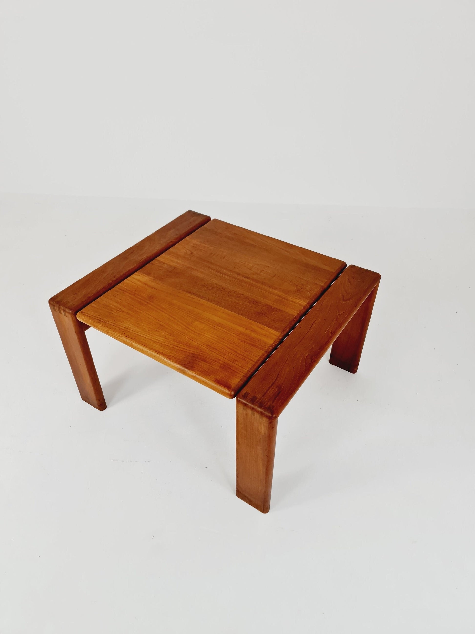 Rare Danish solid teak coffee table by EMC Møbler, 1960s