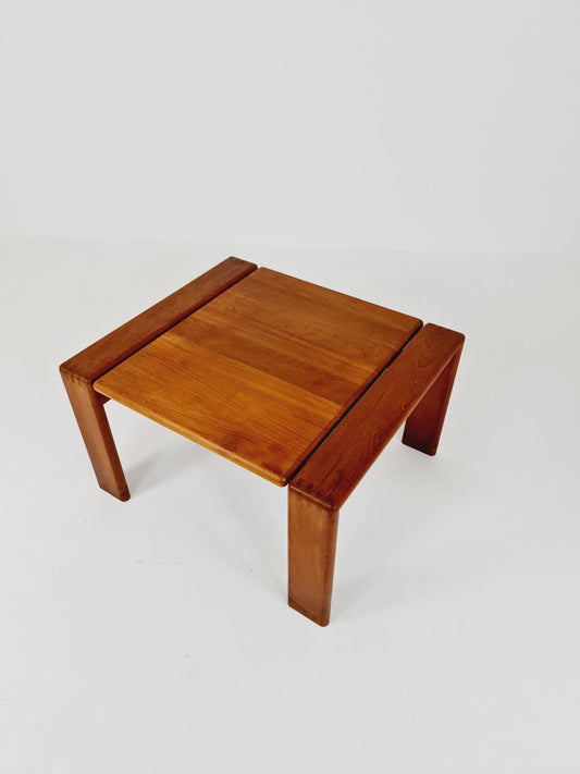 Rare Danish solid teak coffee table by EMC Møbler, 1960s