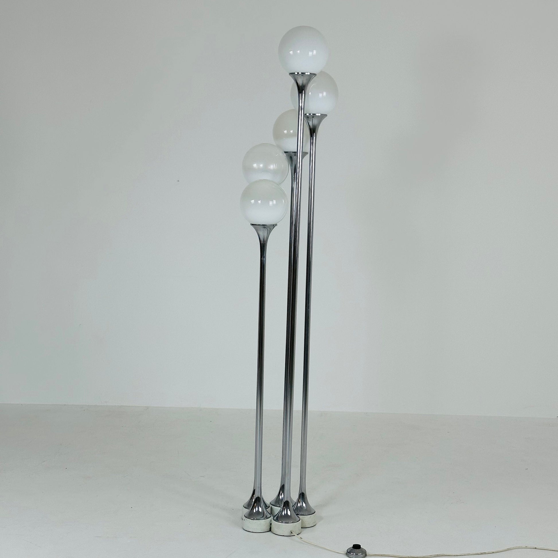 Rare Mid-Century Italian floor lamp by Targetti Sankey, 1960s