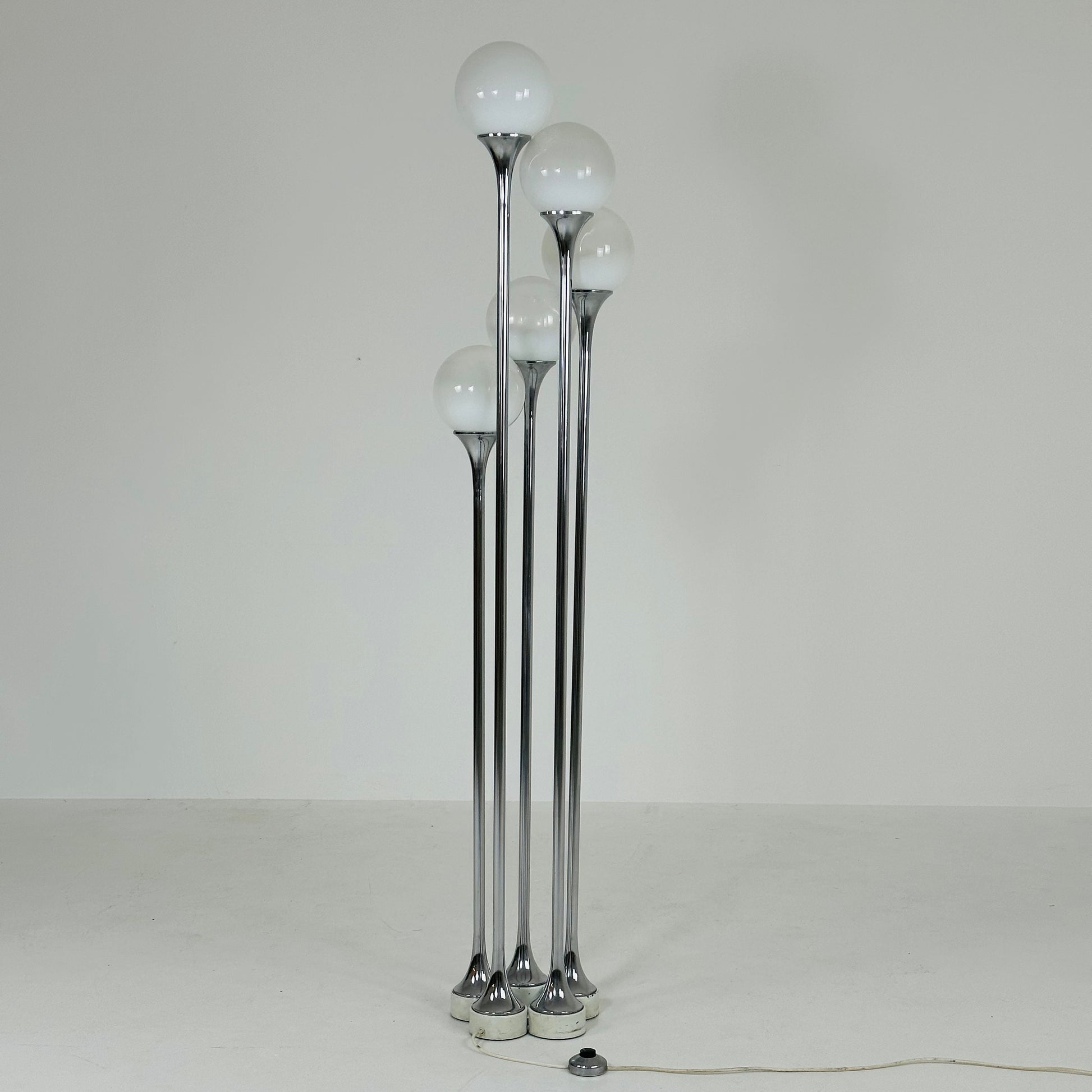 Rare Mid-Century Italian floor lamp by Targetti Sankey, 1960s