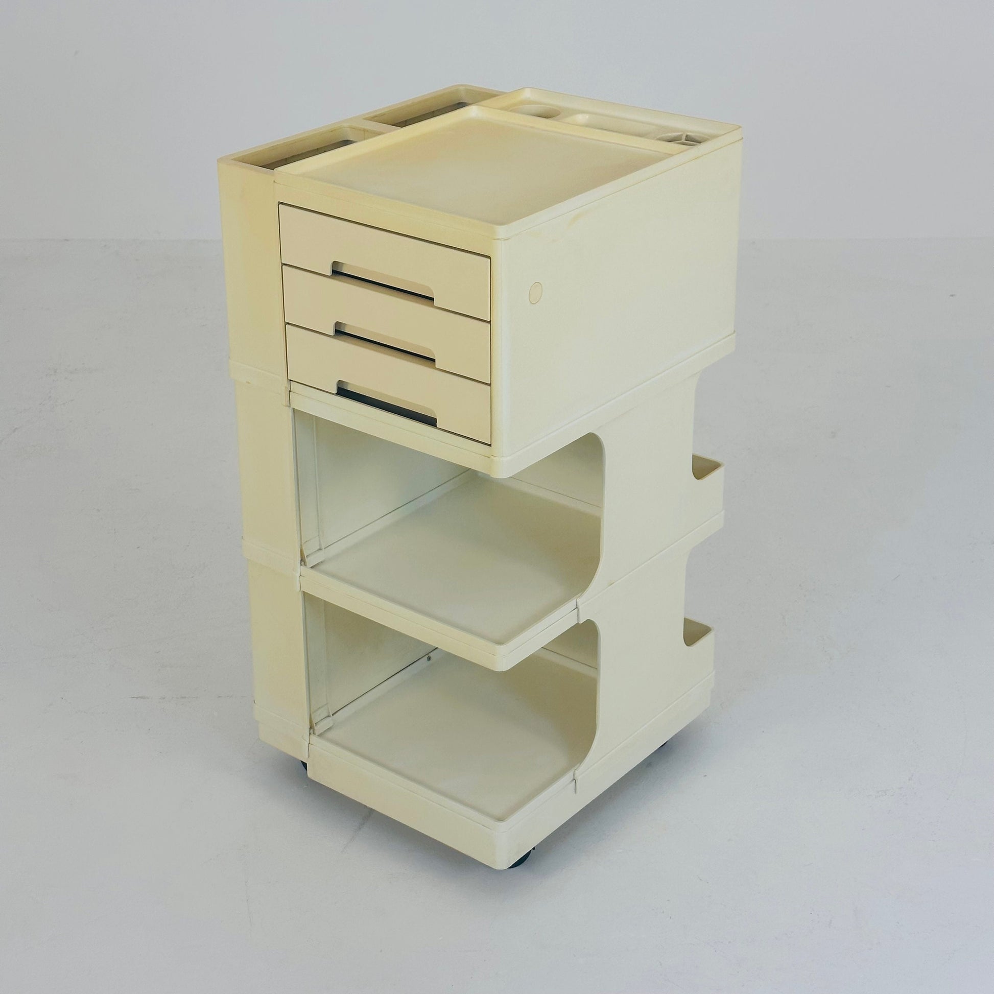 Rolling Artists trolley by Giovanni Pelis for Stile Neolt 1980s