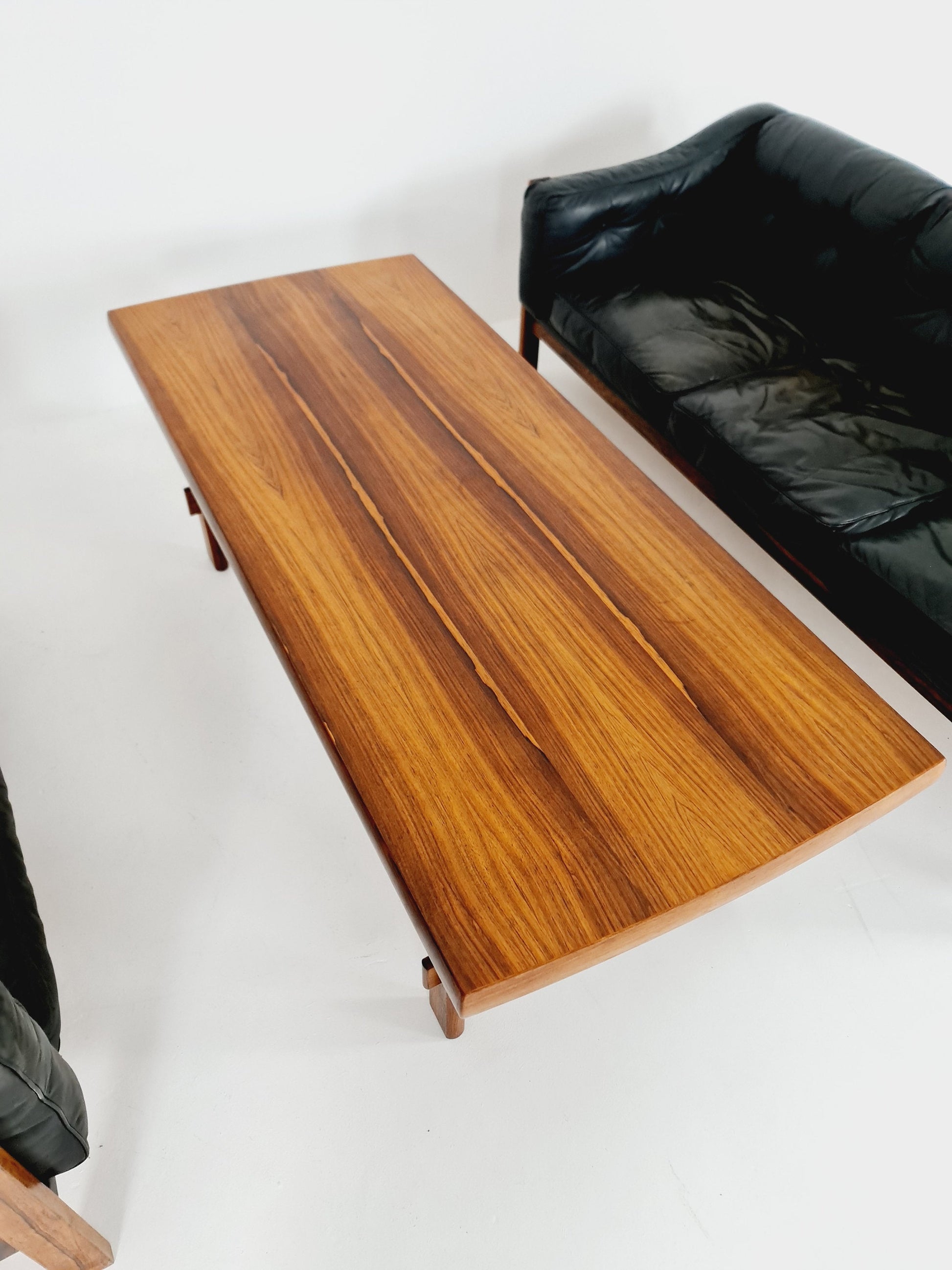 Mid Century Scandinavian Midcentury Rosewood lounge sofa ground 2, 3 & table by Ingvar Stockum "Monte Carlo", 1965